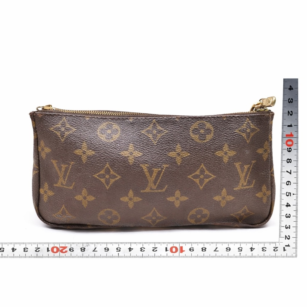 Louis Vuitton Brown and Gold Clutch - Picture 2 of 6